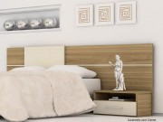 Cabeceira Box Casal com Criado Mudo Europa Plata 