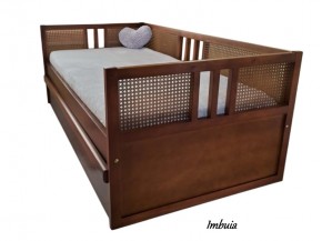 Cama Sofa Cama Bibox com Cama Auxiliar Realce Dubai com Tela