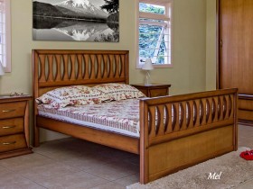Cama Queen Size 4702 Italia Realce Moveis