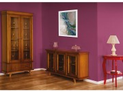 Cristaleira Realce Frisado 02 Portas