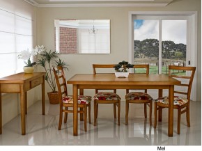 Conjunto Mesa de Jantar Realce Linea com 06 Cadeiras 1.80 x 0.95 Retangular