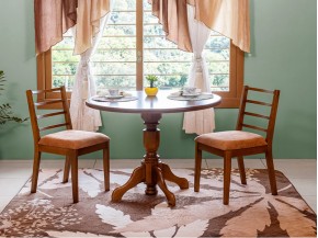 Conjunto Mesa de Jantar Realce Miami com 06 Cadeiras 1.30 x 1.30 Redonda