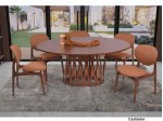 Conjunto Mesa de Jantar Xingu Yano com 06 Cadeiras 1.80 x 1.30 Oval