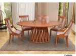 Conjunto Mesa de Jantar Xingu Jabuti com 06 Cadeiras 1.80 x 1.30 Oval Conjunto Mesa de Jantar Xingu Jabuti com 06 Cadeiras 1.80 x 1.30 Oval