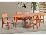 Conjunto Mesa de Jantar Olmeca Xavante com 06 Cadeiras 1.80 x 1.00 Retangular
