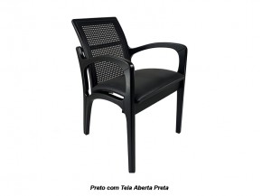 Poltrona Cadeira com Braço Encosto em Tela Hanna 4378 COM ENTREGA IMEDIATA