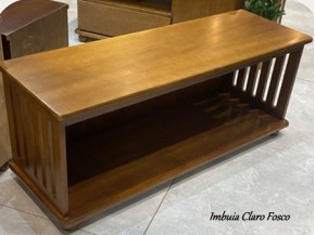 Banco Recamier Calçadeira com Sapateira Torneados São Jose 100 1.33 m