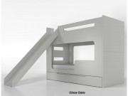 Triliche Beliche com Cama Auxiliar e Escorregador Lumi Timber Baby COM ENTREGA GRATIS