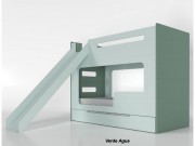 Triliche Beliche com Cama Auxiliar e Escorregador Lumi Timber Baby COM ENTREGA GRATIS