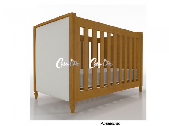 Berço Timber Baby Tudor Estofado COM FRETE GRATIS