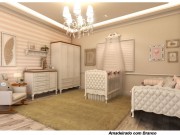 Comoda Timber Baby Versailles 04 Gavetas 1.15 m COM FRETE GRATIS