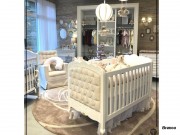 Berço Timber Baby Versailles Estofado COM FRETE GRATIS