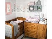 Comoda Timber Baby Versailles 04 Gavetas 1.15 m COM FRETE GRATIS