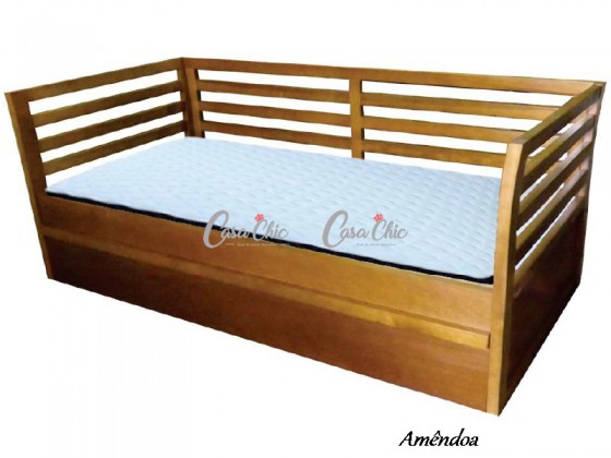 Cama Sofa Cama Bibox com Cama Auxiliar Evora 8336