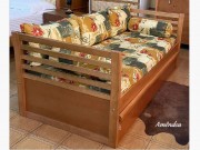 Cama Sofa Cama Bibox com Cama Auxiliar Evora 8336