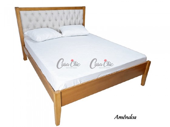 Cama King Size Gisele 25009 Estofada Capitone