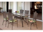 Conjunto Mesa de Jantar Mirage II com 06 Cadeiras 1.68 x 0.90 Retangular
